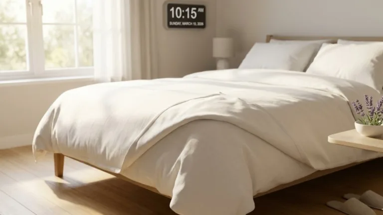 De “Zondagse Bed-Hack”: Waarom je je dekbedovertrek vandaag binnenstebuiten moet wassen (en het is niet voor de kleur).