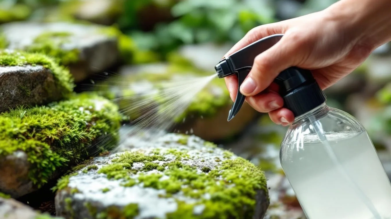 De natuurlijke onkruidverdelger: dit alledaagse middel verwijdert mos binnen een handomdraai