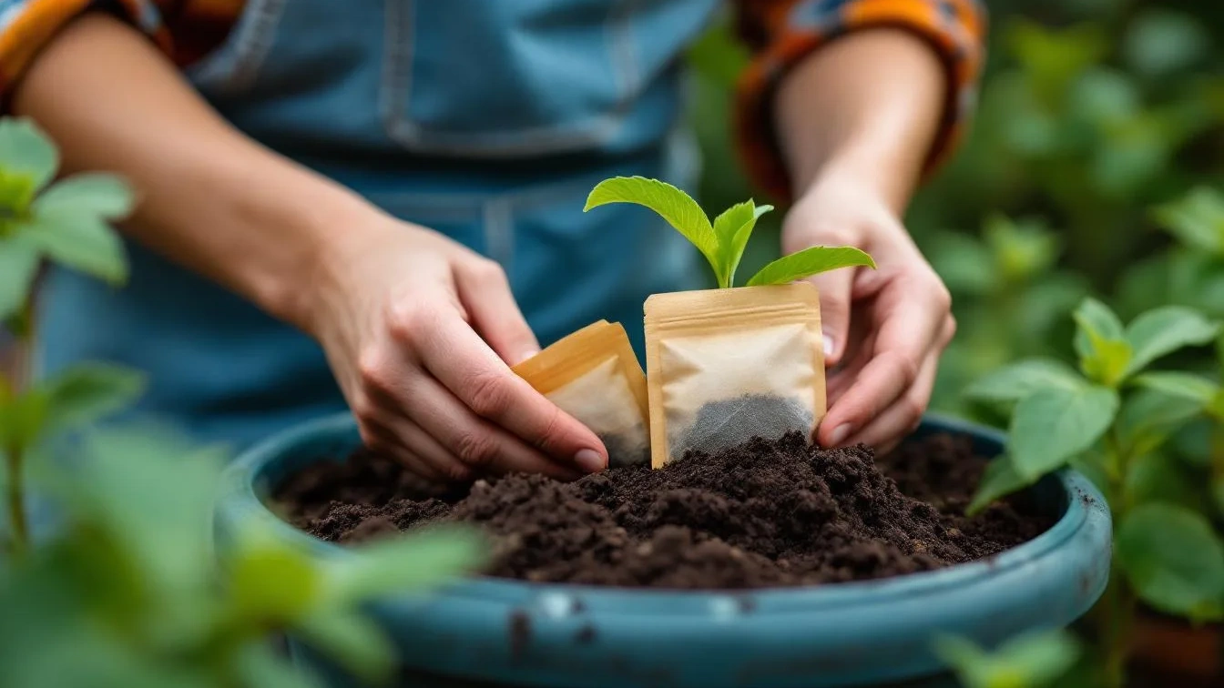 Het theezakjes-mysterie: waarom ervaren tuiniers dit in hun bloempotten stoppen